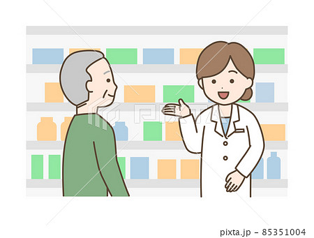 ドラッグストア　薬局　薬剤師　市販薬　OTC　高齢者 85351004
