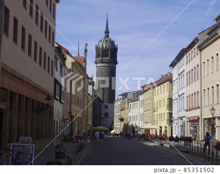 ドイツ　ヴィッテンベルク　旧市街 85351502
