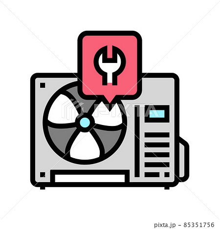 air conditioner repair color icon vector illustration air conditioner repair color icon vector illustration 85351756