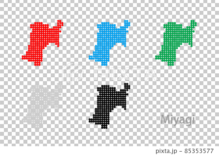 ドット地図＿宮城県-丸03 85353577