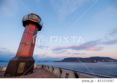 高松港玉藻防波堤灯台 赤灯台 せとしるべ 高松港玉藻防波堤灯台 赤灯台 せとしるべ 85355087