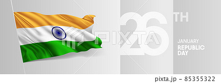 India happy republic day greeting card, banner vector illustration India happy republic day greeting card, banner vector illustration 85355322