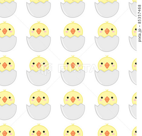 Cute chick Pattern. Cartoon animal background for kids, textile, pattern fabric, wallpaper. Cute chick Pattern. Cartoon animal background for kids, textile, pattern fabric, wallpaper. 85357468
