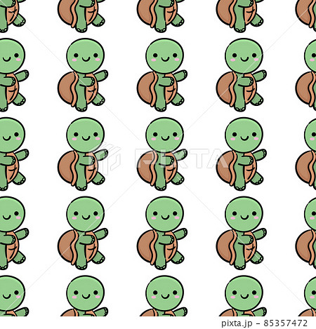 Cute turtle Pattern. Cartoon animal background for kids, textile, pattern fabric, wallpaper. Cute turtle Pattern. Cartoon animal background for kids, textile, pattern fabric, wallpaper. 85357472