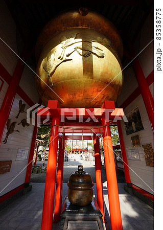 箱崎八幡神社　冬　鹿児島県 85358775