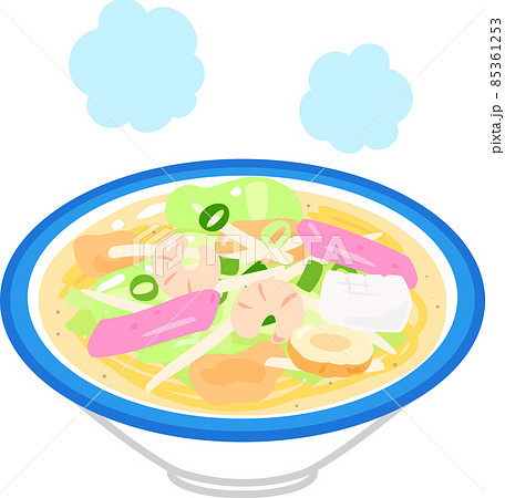 丼に盛ったちゃんぽん 85361253