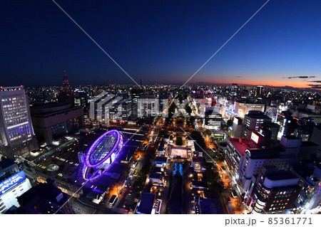 名古屋栄夕景 85361771