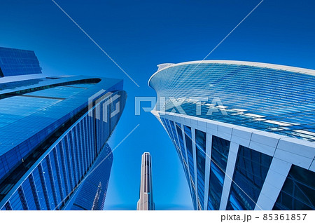 都心のオフィスビル群 85361857