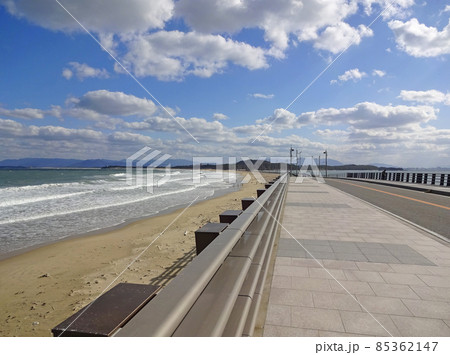 志賀島橋 海の中道海浜公園方向 志賀島橋 海の中道海浜公園方向 85362147