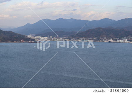 峠島からの眺望・瀬戸内海・広島湾・坂町 85364600