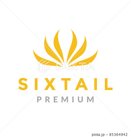 animal six tails logo design vector graphic symbol icon sign illustration creative idea animal six tails logo design vector graphic symbol icon sign illustration creative idea 85364942