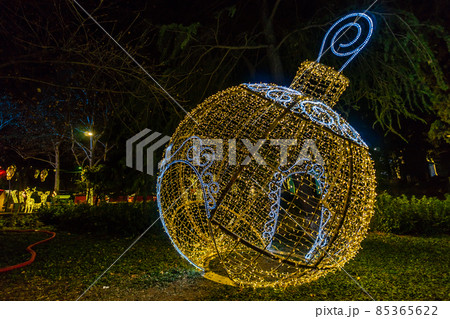 Christmas and New Year illumination in Tbilisi, Georgia 85365622