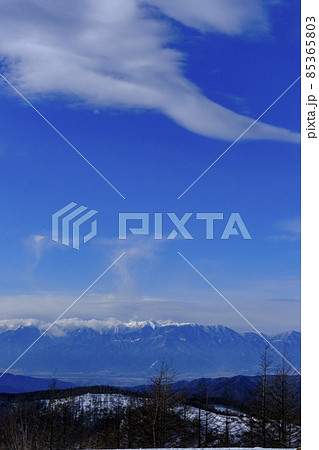 入笠山山頂からの中央アルプス 入笠山山頂からの中央アルプス 85365803