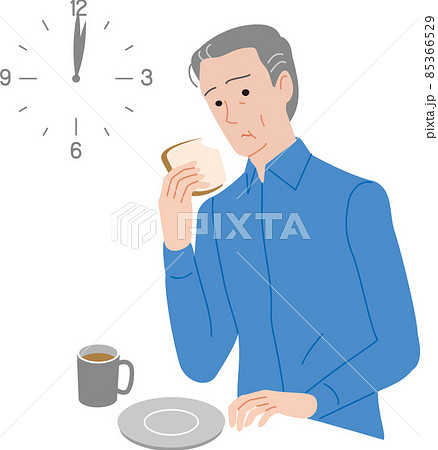 フレイルにつながる高齢者の栄養不足の食事 85366529