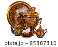 Tea Set of Old Russian folk utensils. 85367310