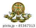 Tea Set of Old Russian folk utensils. 85367313
