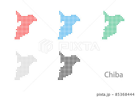 ドット地図＿千葉県-丸02 85368444