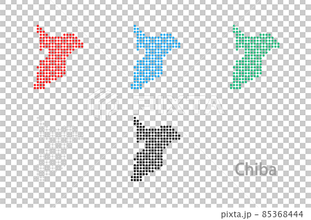 ドット地図＿千葉県-丸02 85368444