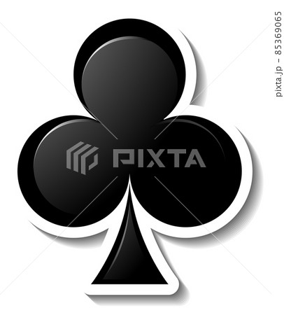 Club playing card symbol Club playing card symbol 85369065