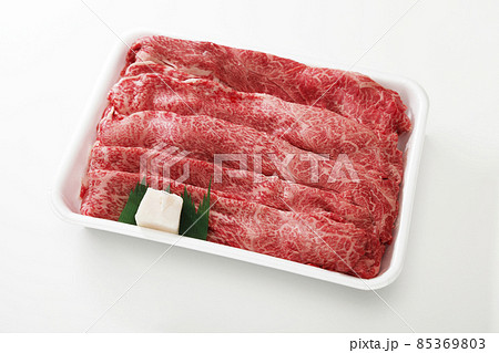 牛肉　和牛　すき焼きしゃぶしゃぶ用 85369803