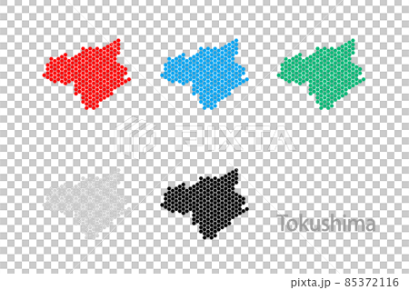 點陣圖_德島縣六邊形 85372116