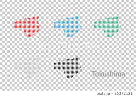 Dot map_Tokushima prefecture-Diamond 02 Dot map_Tokushima prefecture-Diamond 02 85372121