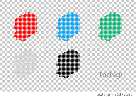 Dot map _ Tochigi prefecture-Maru 01 Dot map _ Tochigi prefecture-Maru 01 85372185
