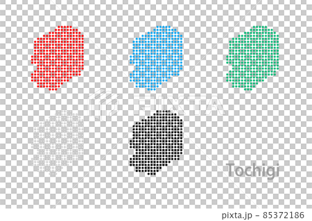 Dot map _ Tochigi prefecture-Maru 02 Dot map _ Tochigi prefecture-Maru 02 85372186