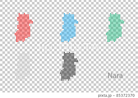 Dot map_Nara prefecture-Maru 02 85372370