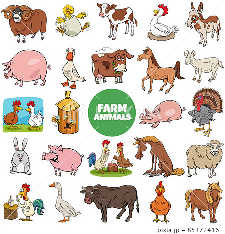 farm animals cartoon