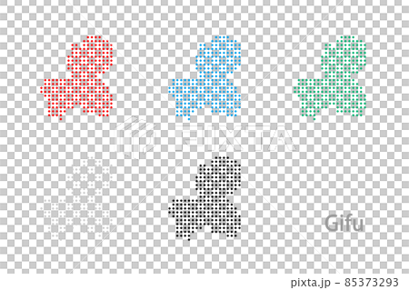 Dot map_Gifu prefecture-Diamond 02 Dot map_Gifu prefecture-Diamond 02 85373293