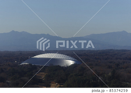 西武園ゆうえんちから見える西武ドームの遠景 85374259