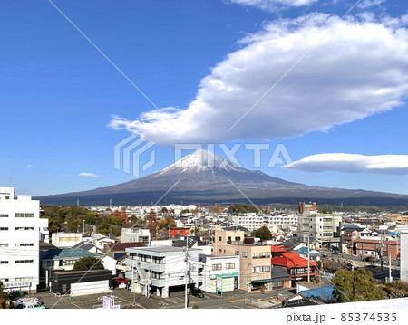 冬の富士山 冬の富士山 85374535