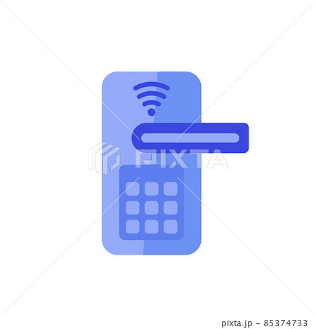 smart lock vector icon, flat vector 85374733