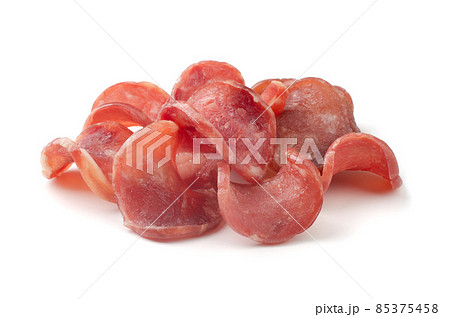 Meat chips isolated 85375458