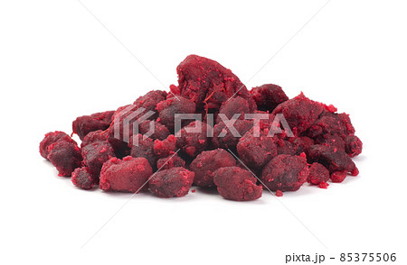 Red baobab seeds with sugar isolated Red baobab seeds with sugar isolated 85375506