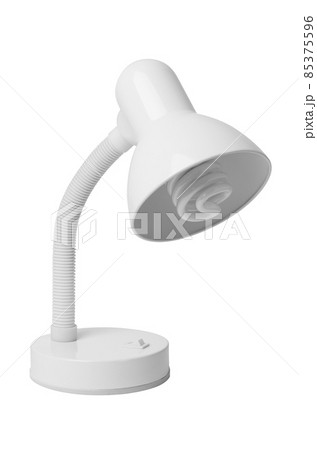 Table lamp with table lamp isolated 85375596