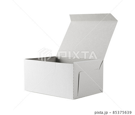 White box isolated on white background White box isolated on white background 85375639