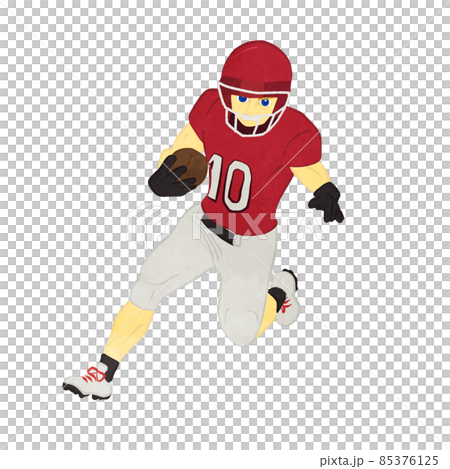 美式足球-持球奔跑 02 85376125