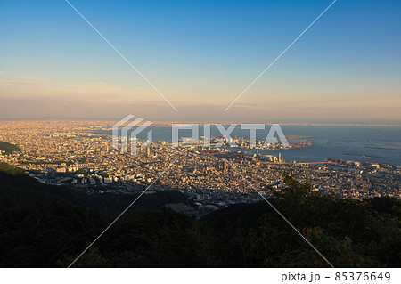 摩耶山からの夕景 摩耶山からの夕景 85376649