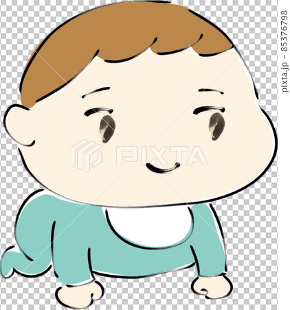 Baby doing high hi 85376798