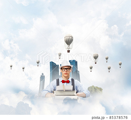 Creative inspiration of young writer. Creative inspiration of young writer. 85378576