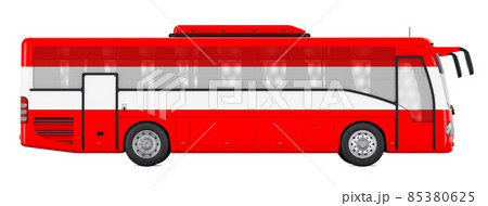 Bus travel in Austria, Austrian bus tours, concept. 3D rendering Bus travel in Austria, Austrian bus tours, concept. 3D rendering 85380625