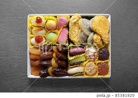 Candies and dried fruits 85381920