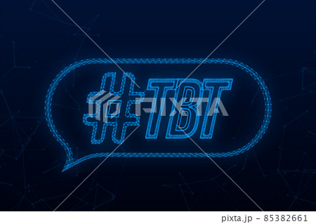 Tbt hashtag thursday throwback symbol. Vector stock illustration Tbt hashtag thursday throwback symbol. Vector stock illustration 85382661