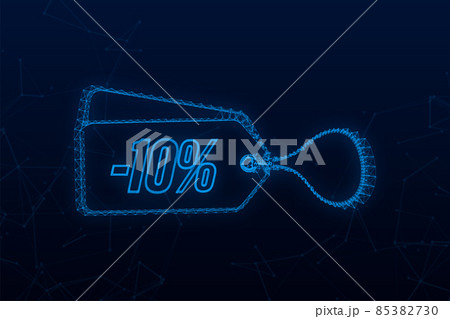 10 percent OFF Sale Discount tag. Discount offer price tag. 10 percent discount promotion flat icon with long shadow. Vector stock illustration 10 percent OFF Sale Discount tag. Discount offer price tag. 10 percent discount promotion flat icon with long shadow. Vector stock illustration 85382730