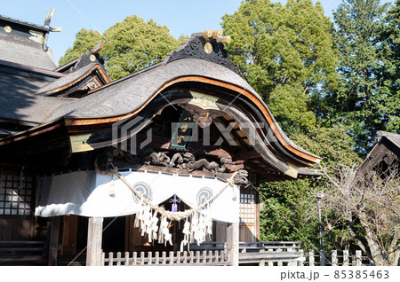 飯野八幡宮　拝殿 85385463