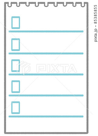 Todoリスト イラスト素材 やる事リストのイラスト素材