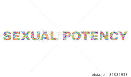 Bright SEXUAL POTENCY Mosaic Text from Stars 85385933