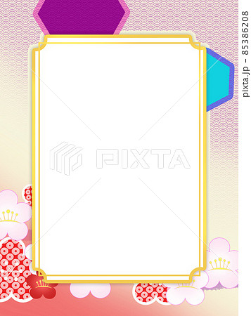 和風フレーム 85386208